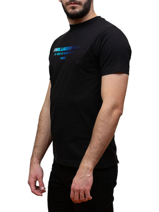 T-shirt Μαύρο