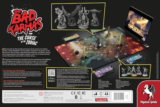Настолна игра Teburu: The Bad Karmas за 1-5 играчи 14+ години (EN)