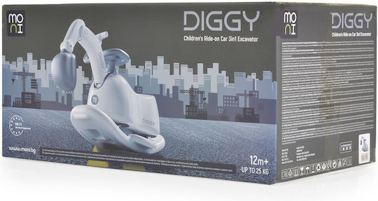 Moni Diggy Car Ride On White