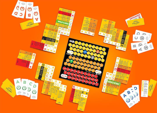 Board Game Word Colony Original for 2-4 Players 10+ Years Old (EN) Pegasus Spiele