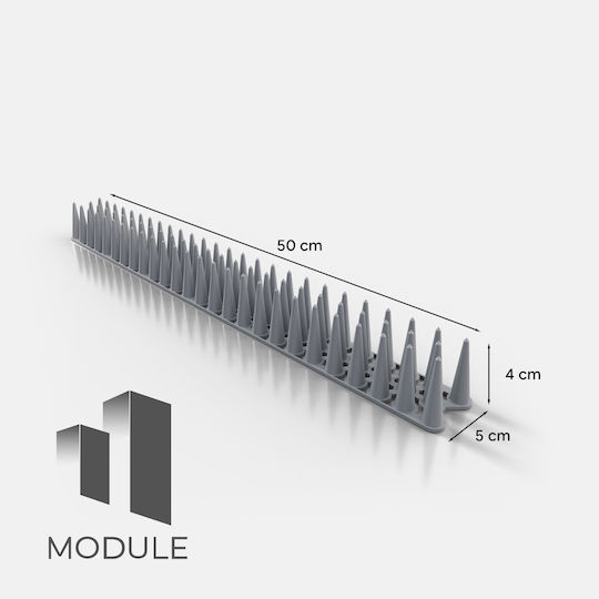 Module Set 48 pcs Repellent Spikes Birds / Cats 3727gr 0.5x0.05m