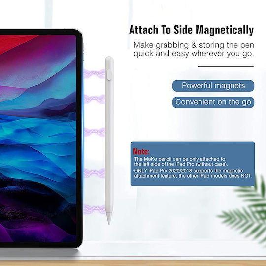 Digitale Tablet Stift mit Handflächenabweisung für iPad in Weißer Farbe