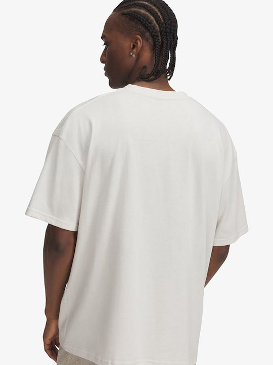 Under Armour Ua Heavyweight T-shirt Μπεζ