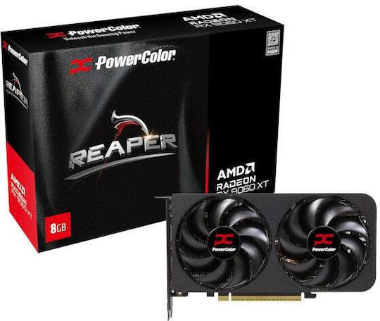 PowerColor Radeon RX 9060 XT 8GB GDDR6 Reaper Κάρτα Γραφικών