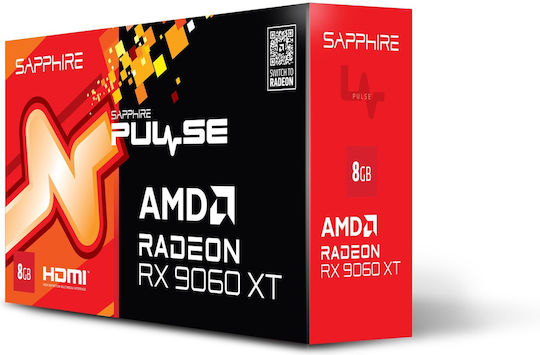 Sapphire Radeon RX 9060 XT 8GB GDDR6 Pulse OC Видео Карта