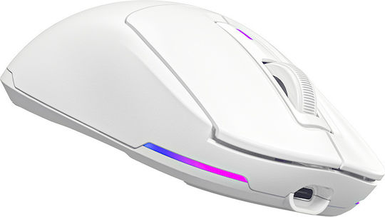 Lorgar MSA10W Ασύρματο RGB Gaming Ποντίκι 12000 DPI Λευκό