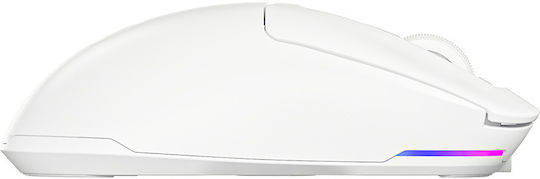 Lorgar MSA10W Ασύρματο RGB Gaming Ποντίκι 12000 DPI Λευκό