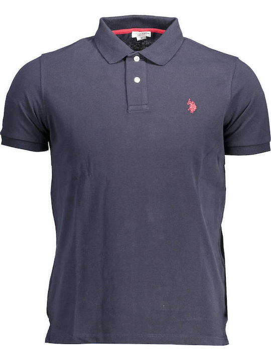King Polo Short Sleeve Blouse Navy Blue
