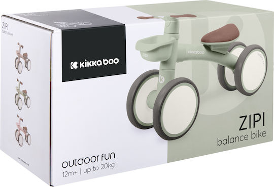 Kikka Boo Zipi Ride On for 12+ Months Green