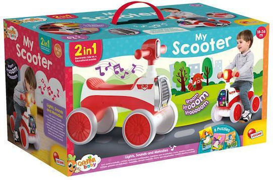 Lisciani Giochi Carotina Ride On Cu Sunete Roșu