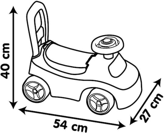 Smoby Αυτοκινητάκι Ride On για 10+ μηνών Κόκκινο