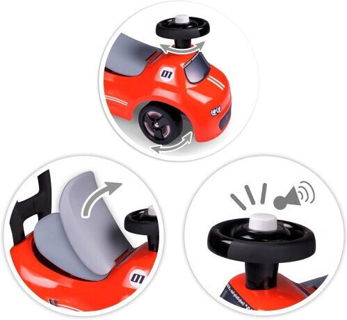 Smoby Αυτοκινητάκι Ride On για 10+ μηνών Κόκκινο