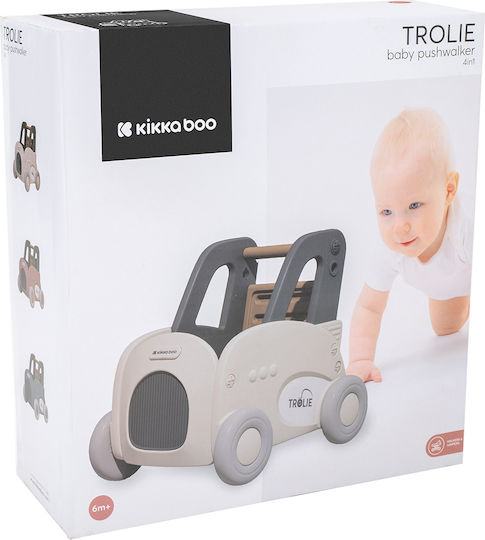 Kikka Boo Trolie Ride On για 3+ μηνών Λευκό