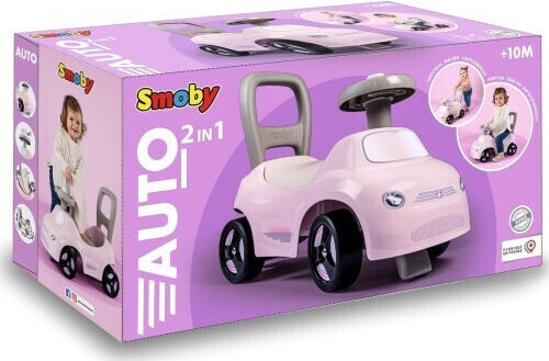 Smoby Αυτοκινητάκι Ride On για 10+ μηνών Ροζ