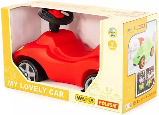 Polesie My Lovely Car Fire Brigade Αυτοκινητάκι Ride On Κόκκινο