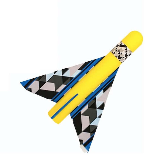 Stomp Rocket Παιχνίδι Ρίψης Στόχου Εξωτερικού Χώρου Wildcat Plane