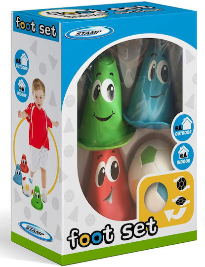 Stamp Играчка Навъншна игра Конуси & Футболна топка