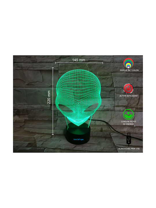 Lustră Decorativă Iluzie 3D Multicolor