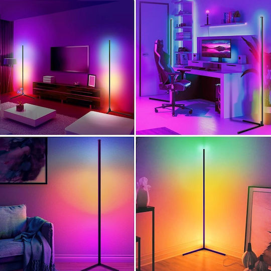 Light4me LED Stehleuchte mit RGB Licht Weiß