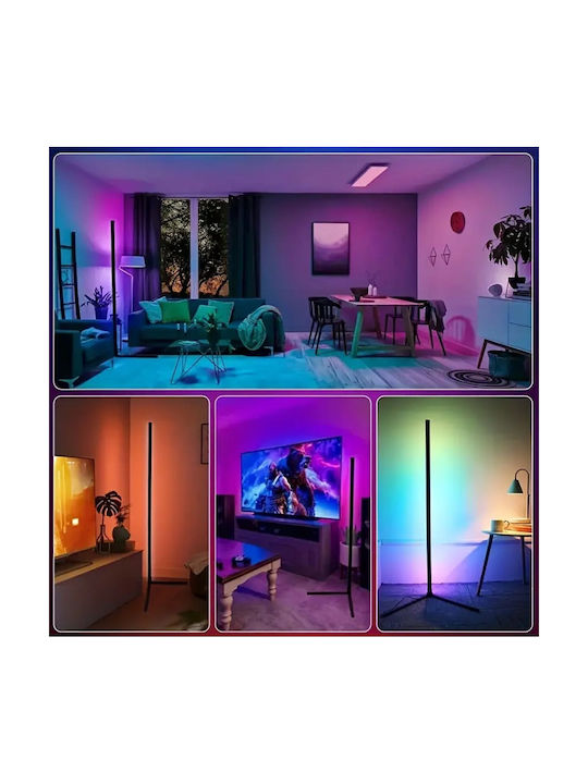 Light4me LED Floor Lamp with RGB Light White