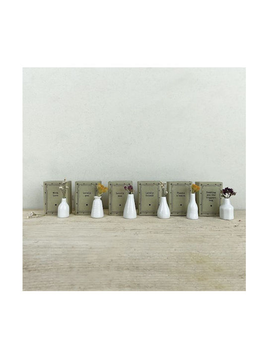 Synchronia Decorative Vase White