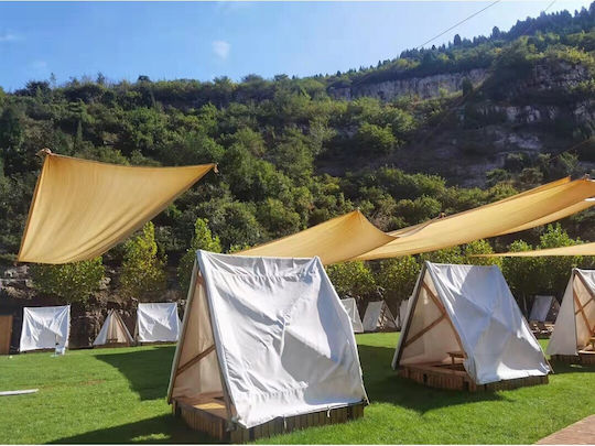 Τετράγωνο Πανί Σκίασης Κίτρινο 4x6m