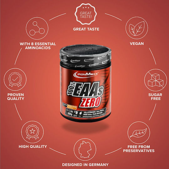 IronMaxx 100% Eaas Zero 500gr Peach Icetea