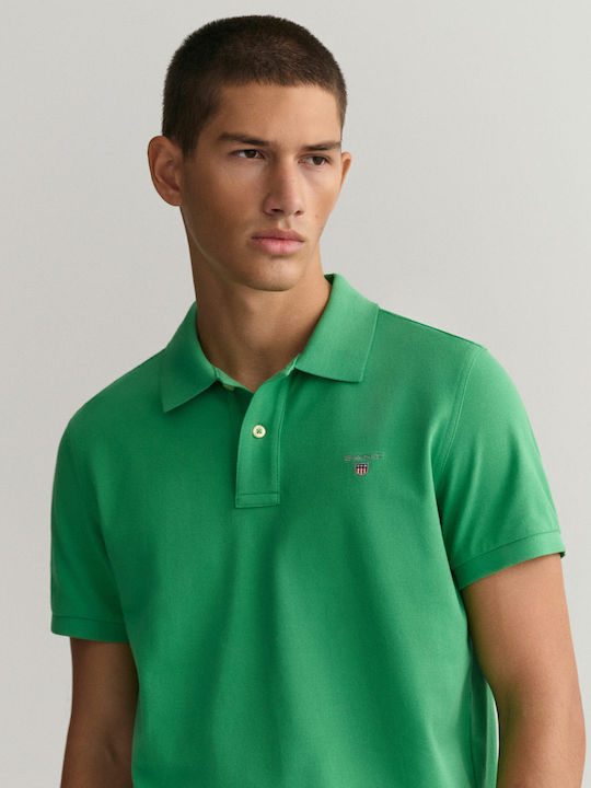 Polo Kurzarmbluse Grün