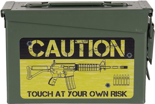 Μεταλλικό Κουτί Πυρομαχικών Caution Risk Cal 30mm Fosco Industries