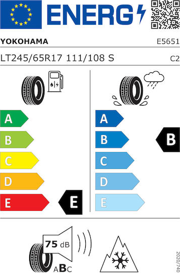 Yokohama Geolandar 245/65R17 111S Anvelopă Vara Pentru 4x4 / SUV Auto