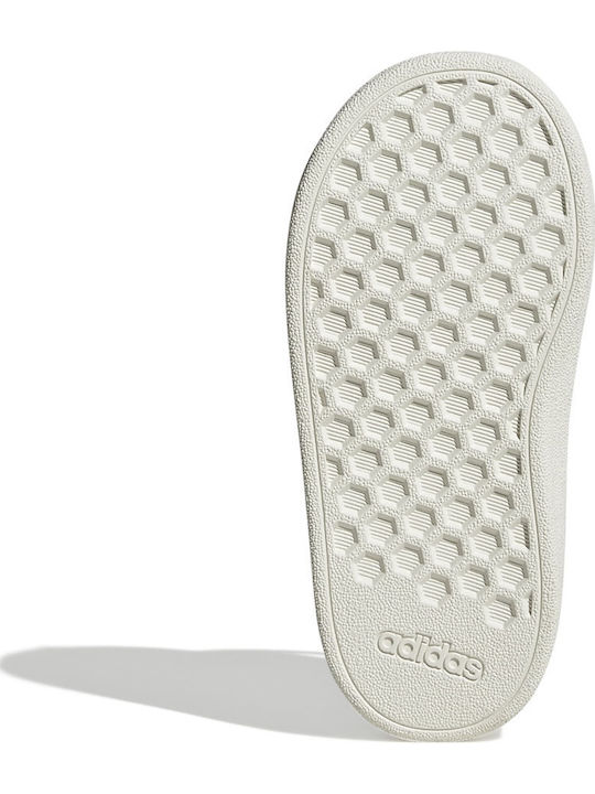 Grand Court 00s Kids Sneakers With Hoop & Loop Closure Gray