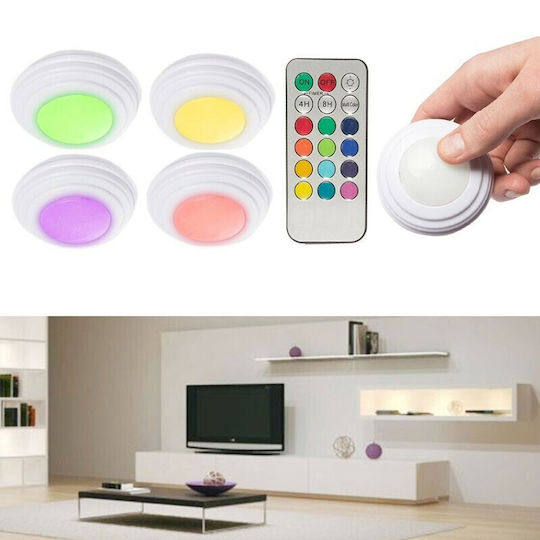 Changing Wireless Led Lights Set 5 Pieces Remote Ll2