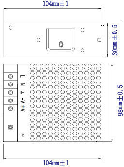 Baris Light LED-Netzteil Ip20 24v 75w 170-264vac 104x98x30mm W6011001-034