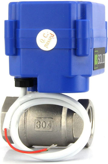 U.s Solid 1/2 Zoll Motor Kugelhahn Edelstahl 2-Wege Elektrischer Ventil 230 Vac Automatischer Rücklauf Nc Uss-mcv-40000000