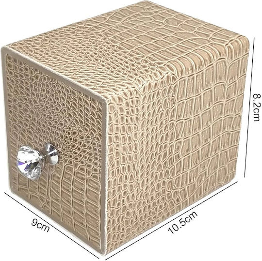 Rechargeable Disinfection Box 48 Slots Nail Drill Bits Blu-ray 48 Light Brown