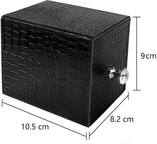 Rechargeable Disinfection Box 48 Slots Nail Drill Bits Blu-ray 48 Black