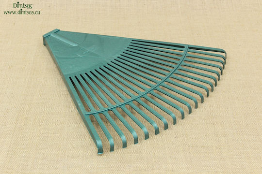 Plastic Triangular Lawn Rake Olive