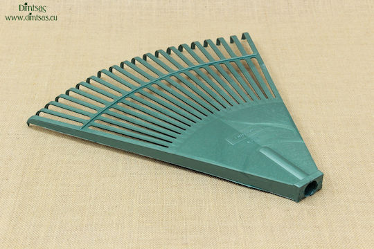 Plastic Triangular Lawn Rake Olive