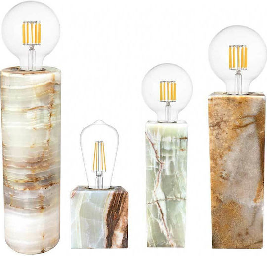 Onyx Minimal Column Table Lamp