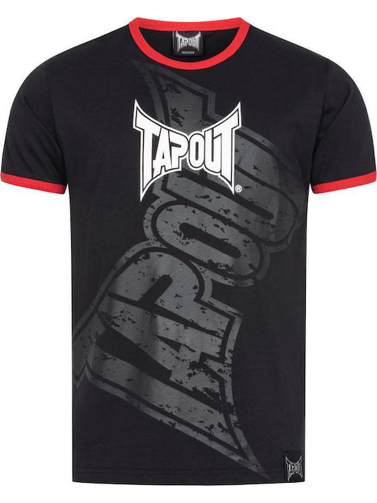 Тениска black/red/white