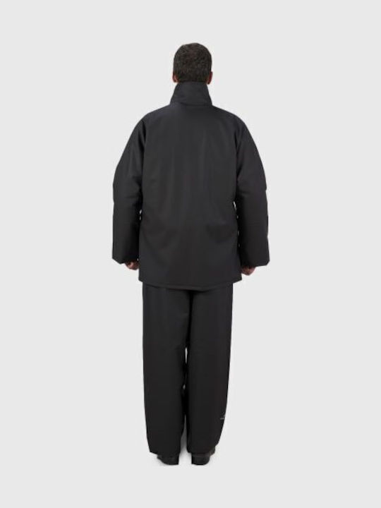 Costum Impermeabil Bărbătesc Anorak Street Long Negru Costum Impermeabil Bărbătesc Anorak Street Long Negru