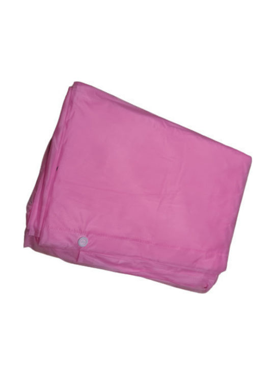 Wasserdichte Arbeitskleidung Kapuzen mit Knöpfen One-Size Transparent-Fluoreszierendes Rosa
