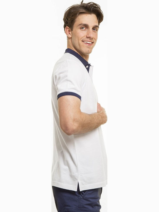 Polo Short Sleeve White Blouse 3PS1280 B00001