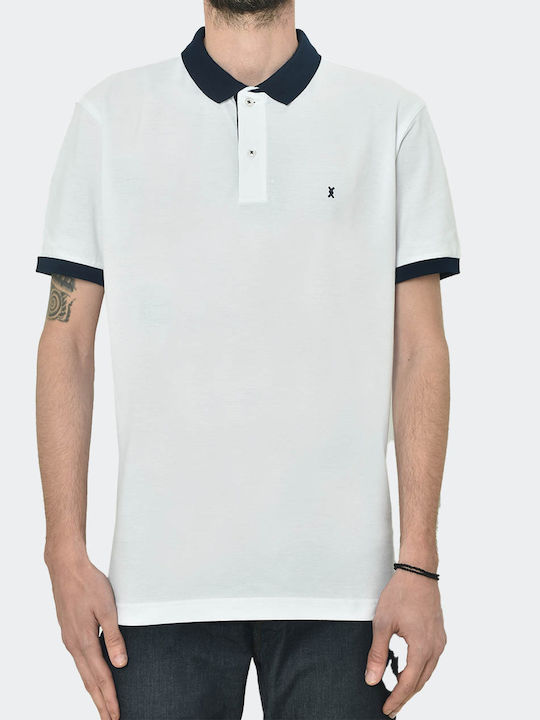 Polo Short Sleeve White Blouse 3PS1280 B00001