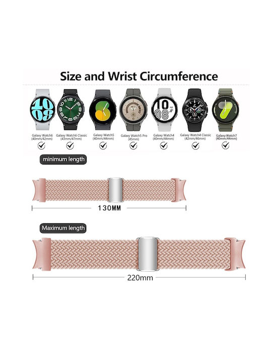 Kalebol Silicone Wearable Strap White Samsung Galaxy Watch 5 5 Active 5 Pro 6 6 Classic 7 FE