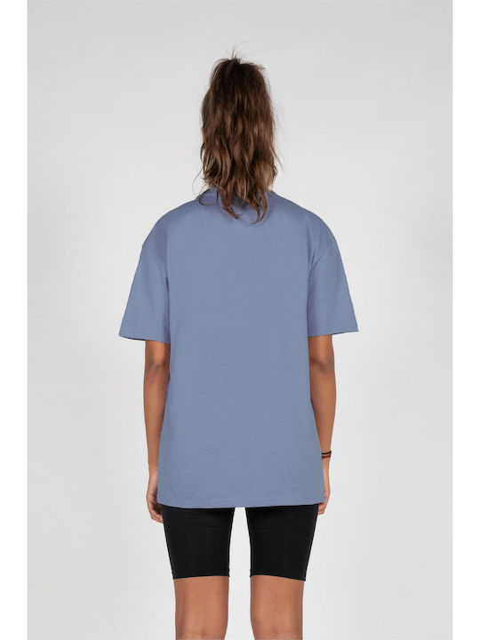 Mj Gonzales Mjg Heavy Oversized Tee Ladies Butterfly Illusion Vintage Blue Fw24 Mjg11916-02428