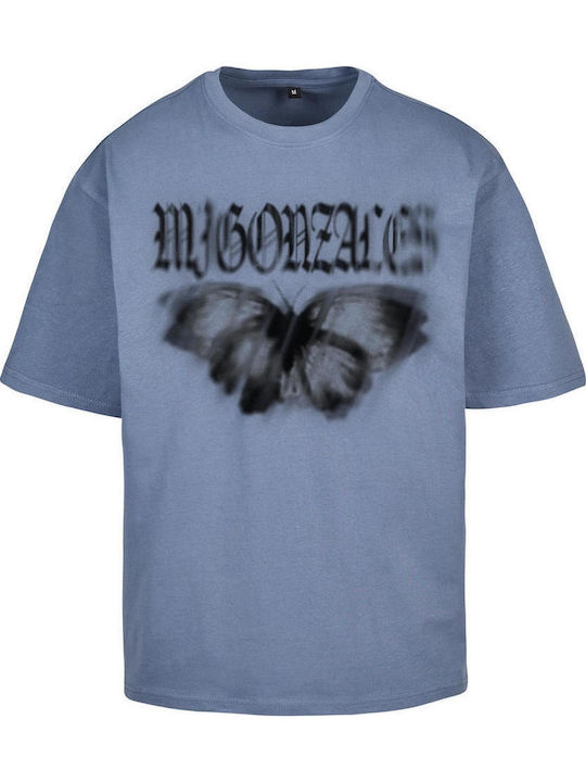 Mj Gonzales Mjg Heavy Oversized Tee Ladies Butterfly Illusion Vintage Blue Fw24 Mjg11916-02428
