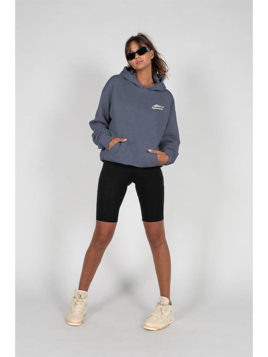 Mj Gonzales Ladies Wave V.1 X Heavy Oversized Hoody Vintageblue Basi Mjg11705-02428