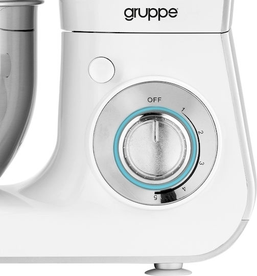 Gruppe 6336C Stand Mixer 1000W with Stainless Mixing Bowl 4lt