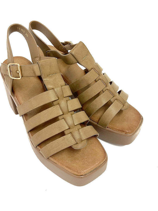 Sandalen Braun